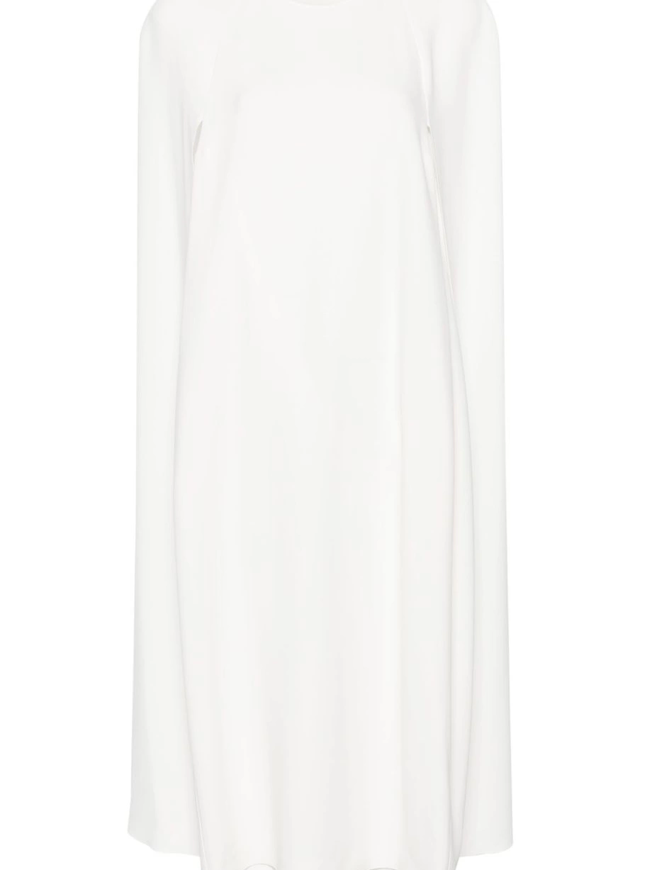 Affordable crepe McCartney dress cape Women Stella crew-neck 0806